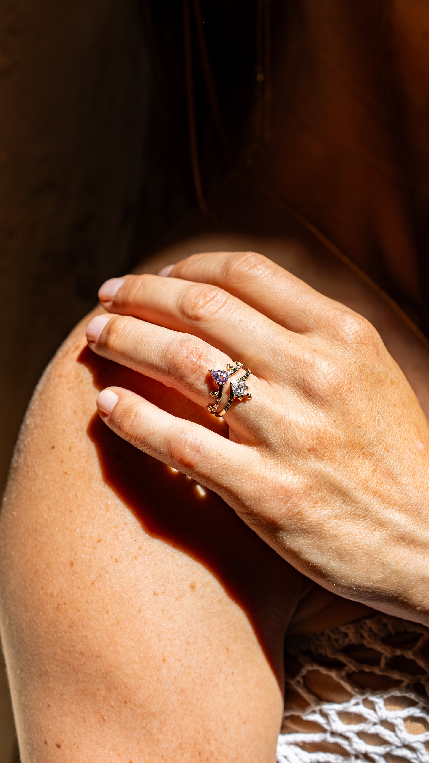 NEFERTITI Ring 14K Solid Gold