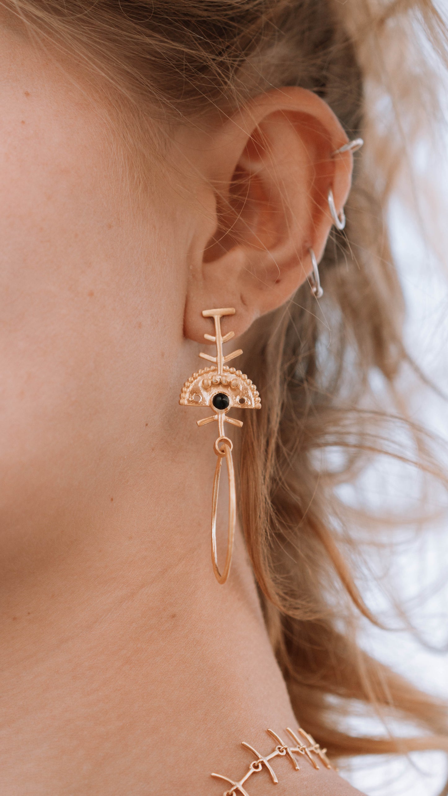 MALANA Gold Earrings