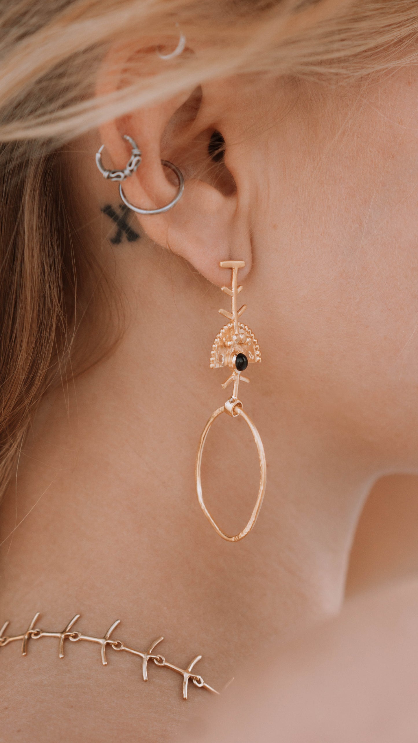 MALANA Gold Earrings