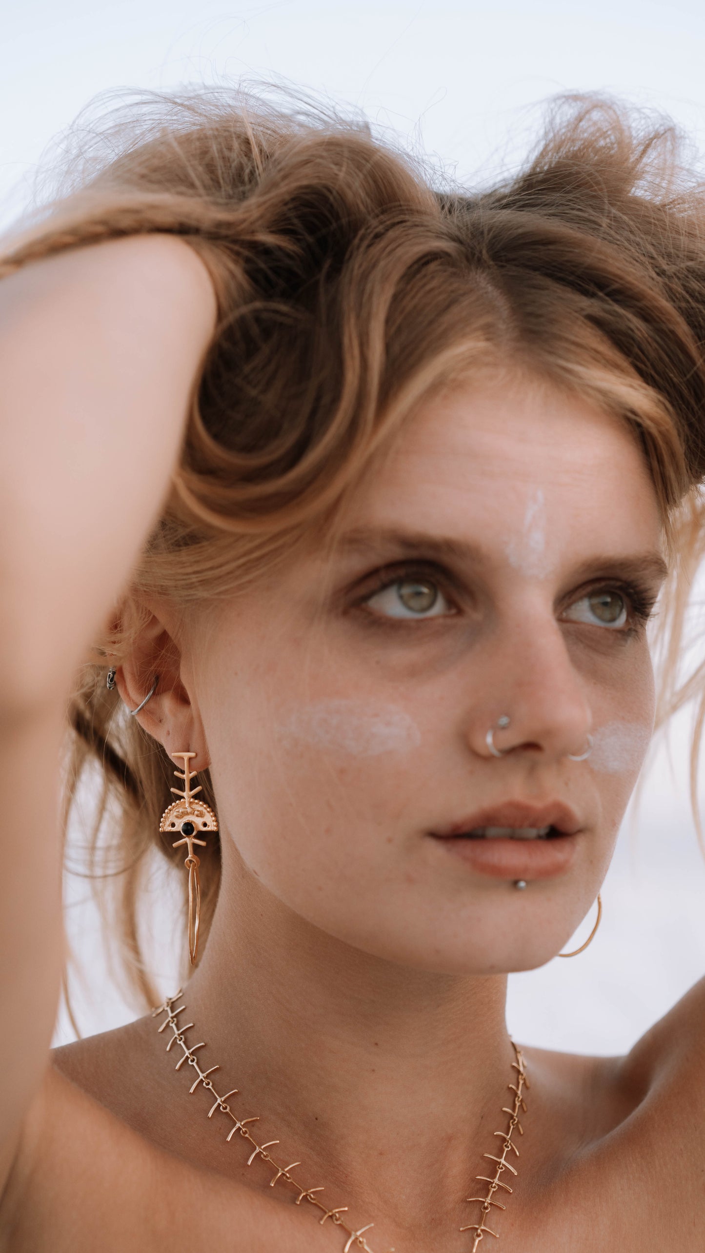 MALANA Gold Earrings