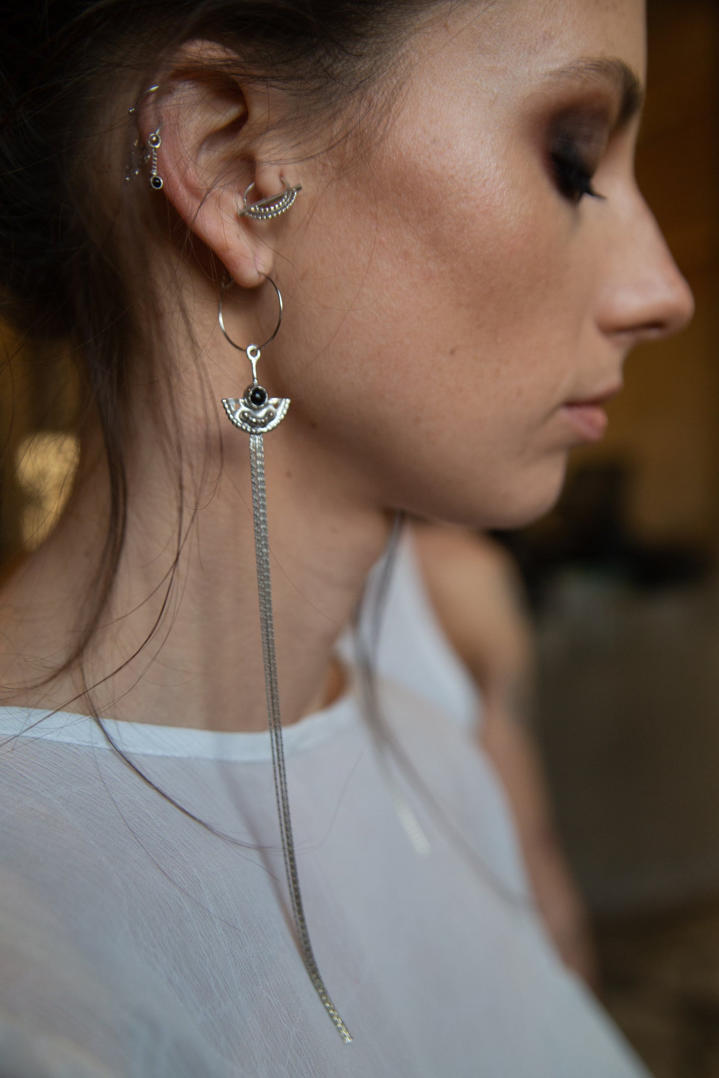 SINAI Silver Earrings