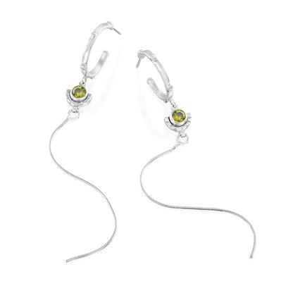 LUNA Small Open Hoop Earrings