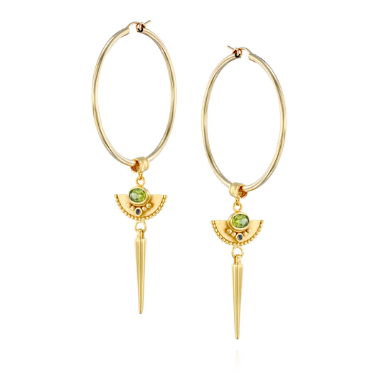 ORA Gold Hoop Earrings