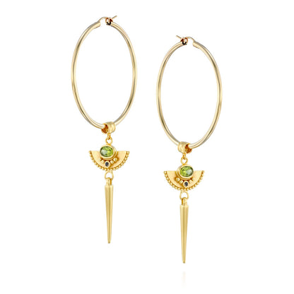 ON SALE ORA Gold Hoop Earrings