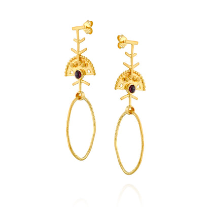 MALANA Gold Earrings