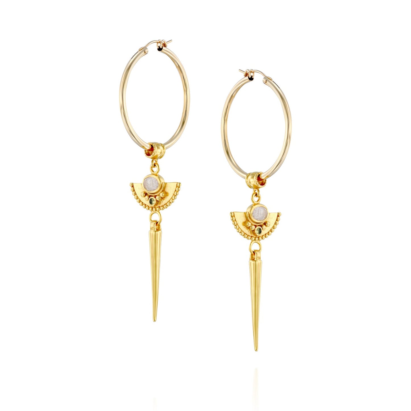 ON SALE ORA Gold Hoop Earrings