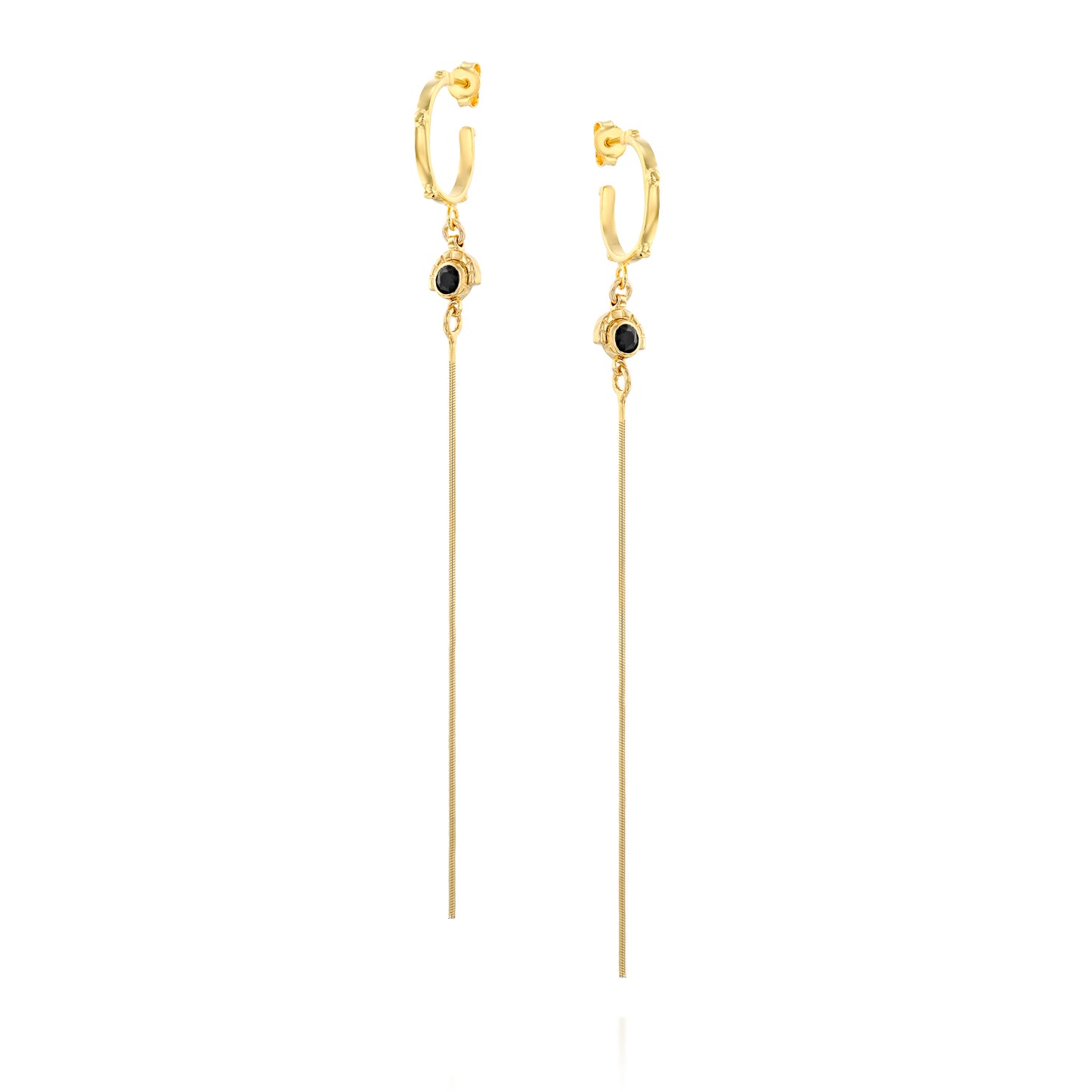 LUNA Small Open Hoop Earrings