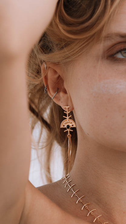 ON SALE MALANA Gold Earrings