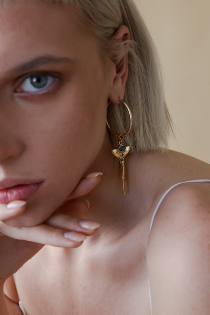 ORA Gold Hoop Earrings