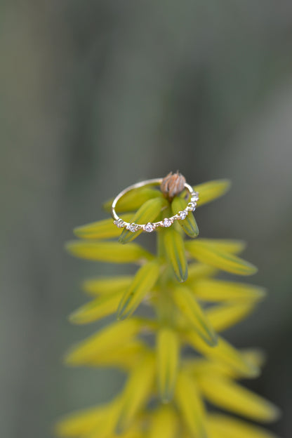 JAISLA Ring- 14K Gold Lab Diamonds